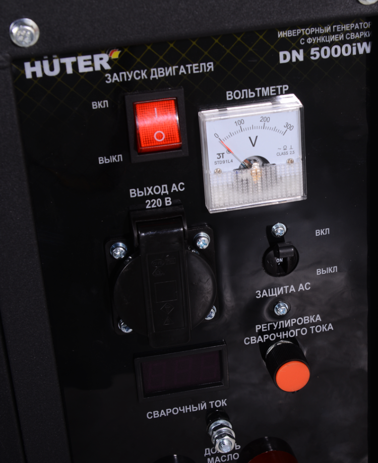 Электрогенератор инверторный DN 5000iW, с функцией сварки Huter