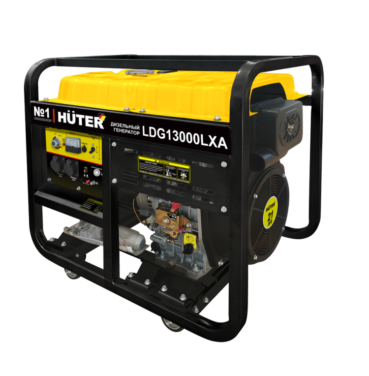 Электрогенератор дизельный LDG 13000LXА Huter